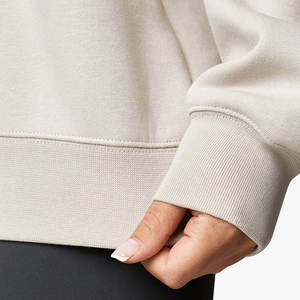 Sweat-shirt à capuche pour femme de haute qualité, délavé à l'acide, uni, en polyester/coton, respirant, anti-boulochage, décontracté, à manches longues pour l'hiver - Product Image 2