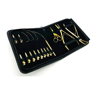 MIANBRO ENTERPRISES <b>Micro</b> Link Hair <b>Extension</b> Tools Kit Plasma Gold Plated Premium Quality Commercial Use at Wholesale Prices - Product Image 1