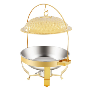 Fancy style Chafing Dish Home And Restaurant Table Ware Decorative Food Warmer <b>Buffet</b> <b>Server</b> Chaffing Dish Hotels Supplies - Product Image 6