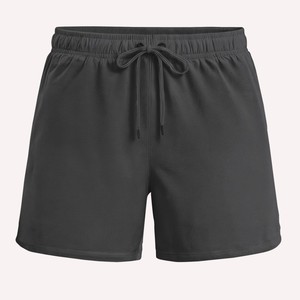 2026 Latest Custom Designed Men's Shorts <b>Red</b> Solid Color Drawstring Shorts Casual Knitted Mid Waist Short Breathable Fabric ODM - Product Image 5