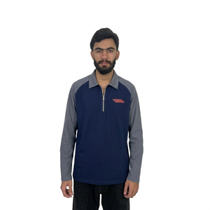 Polos de manga larga de secado rápido, ligeros, informales, para golf, deporte, equipo, con botones, para hombre, transpirables. - Product Image 1