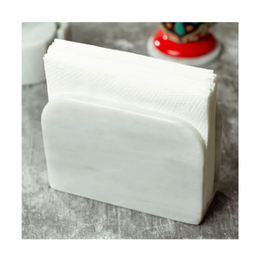 <b>Cheap</b> Price Elegant Marble Napkin Holder Unique Design For cafe canteen Table Organizer tissues holder at Low Price - Product Image 2