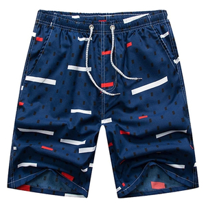 กางเกงว่ายน้ำแบบซับลิเมชั่นสั่งทำพิเศษ แห้งเร็ว ผลิตจากโพลีเอสเตอร์ กางเกงชายหาดพิมพ์ลายสำหรับผู้ชาย รับผลิตแบบ OEM ODM - Product Image 2