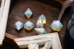 Set de dés en résine personnalisés avec impression sur mesure pour jeux de rôle professionnels, fournitures de jeu en gros - Product Image 3