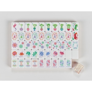 Juego de Mahjong Americano de Acrílico, 160 Piezas, Plegable, Duradero, Portátil y Ecológico - Product Image 3