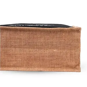 Eco Friendly Jute Logo Tote <b>Bag</b> with Printed Design for Corporate Branding and Retail Use - Product Image 3