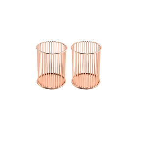 Metal Wire Pen Pencil <b>Holder</b> Stylish Desk Organizer Multipurpose Cup for Office Supplies <b>Makeup</b> Brushes - Product Image 1