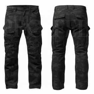 Pantalon cargo camouflage personnalisé à prix de gros, avec logo sur mesure, multi-poches, style décontracté, pantalon de travail - Product Image 2