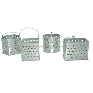 Juego de 3 Macetas de Metal Ecológicas de la Mejor Calidad con Orificio de Drenaje para Decoración de Jardín en Casa y Restaurantes - Product Image 6