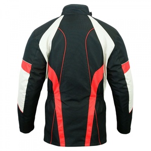 Chaqueta de moto hombre CE 2 blindada protección completa moto chaqueta textil negra para todas las estaciones a prueba de viento - Product Image 4