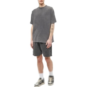 กางเกงวิ่งออกกำลังกายผู้ชายทรงหลวมพิมพ์โลโก้ตามสั่ง ผ้าสแปนเด็กซ์/โพลีเอสเตอร์ ล้างสีแบบวินเทจ แห้งเร็ว มีกระเป๋าข้าง - Product Image 3