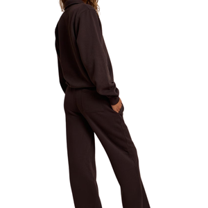 ชุดเซ็ตแทรคสูทผู้หญิงสไตล์สตรีทแวร์แบบสวมใส่สบาย ตัดเย็บตามสั่ง ขายส่ง ผลิตจากผ้าฝ้าย 100% เหมาะสำหรับการฝึกซ้อมและการวิ่งจ๊อกกิ้ง - Product Image 2