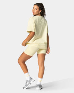 T-shirt pour femme à manches raglan, coupe oversize, épaules tombantes, 100% coton et élasthanne de haute qualité, avec impression de logo personnalisé - Product Image 5