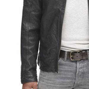 Novedades, Chaqueta Gris con Logotipo Personalizado para Hombre, Chaquetas de Cuero Vintage para Hombre, Chaqueta Highstreet, Chaqueta de Invierno de Alta Calidad - Product Image 6