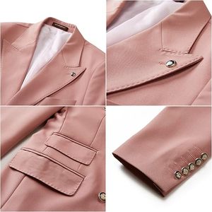 Traje Formal de Negocios para Hombre, Estilo Británico, de 3 Piezas, de Lana Peinada, Corte Entallado, Antiarrugas, con Blazer, Chaleco y Pantalones - Product Image 3