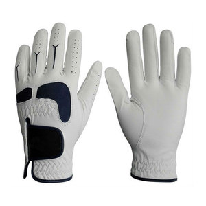 Guantes de golf de cuero genuino Cabretta, guantes de golf de primera calidad para hombre, agarre antideslizante, correa de muñeca ajustable, suave y transpirable - Product Image 1