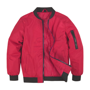 Blouson bomber pour homme, broderie personnalisée, confortable, durable, logo personnalisé, coupe classique, style baseball, veste homme tendance - Product Image 2