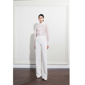 Pantalones Casuales de Mujer, Nueva Tendencia, ODM NOIR, Corte Regular, Rectos, 61% Rayón, 39% Algodón, Pantalones Anchos - Product Image 3
