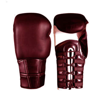 Guantes de Boxeo LaceUp, Nueva Llegada, Guantes de Boxeo de Cuero con Logotipo Personalizado, Guantes de Boxeo Profesionales para Entrenamiento de MMA - Product Image 1