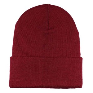 Gorro de Punto Unisex de Color Gris Sólido, 100% Acrílico, Gorro Casual de Invierno para Adultos, Circunferencia de Cabeza de 56-58 cm - Product Image 3