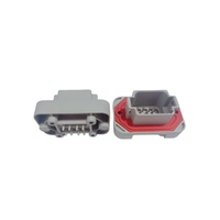 12 pines DEUTSCH DT15 Straight DT PCB Header Connector Montaje en panel Gris Auto Connector