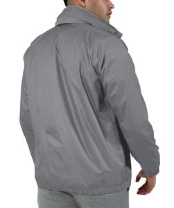 Veste imperméable de haute qualité pour homme, coupe-vent respirante et légère, grande taille, en nylon brillant, idéale pour la course en plein air - Product Image 2