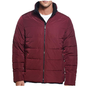 Chaqueta acolchada impermeable de invierno gruesa y cálida personalizada OEM para hombre, abrigo con capucha cálido para hombre, chaqueta con cremallera, chaqueta acolchada personalizada. - Product Image 1