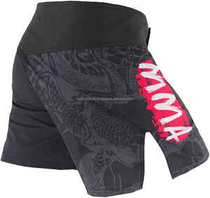 กางเกงขาสั้น100% จากผ้าโพลีเอสเตอร์มาใหม่แบบสั่งทำกางเกงมวยไทย BJJ muay กางเกงขาสั้นฝึกซ้อม - Product Image 2