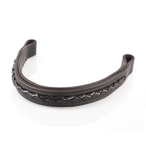 Saman สายรัดคิ้วหนังม้าที่มีแผ่นรองนุ่มและงานถักผู้ผลิตและขายส่ง - Product Image 2