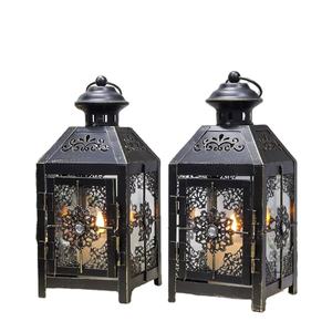 Unique Design Custom Shape Black Finished Metal and Glass Candle <b>Lantern</b> Home Decoration Metal Candle <b>Lantern</b> <b>for</b> Best <b>Sale</b> - Product Image 1