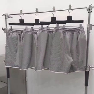 Pantalones Cortos Casuales de Alta Calidad, 100% Algodón, Estampado Puff, Estilo Urbano, Pantalones Deportivos para Hombre - Product Image 2