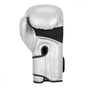 Guantes de Boxeo de Cuero Blanco con Cierre de Velcro, Transpirables, Unisex para Adultos - Product Image 3