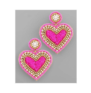 Embroidery Seed Beaded Rain Stone <b>cuff</b> <b>Earrings</b> cake Design Classic Style Handmade From India for Women and Girls - Product Image 4