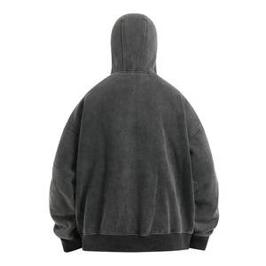 Sweat à capuche streetwear pour hommes en gros, personnalisé avec cagoule intégrée, en molleton 100% coton avec logo frontal OEM - Product Image 6