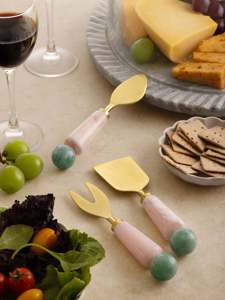 Ensemble de couteaux à fromage en acier inoxydable doré en gros au meilleur prix - Product Image 3