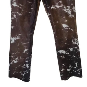 Pantalon en cuir vintage exclusif pour homme, style western, avec fourrure, coupe ajustée, vêtement de mode haut de gamme pour homme - Product Image 4