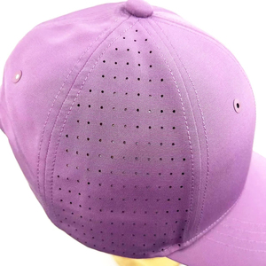 Top Quality <b>Purple</b> 6-Panel Mesh Trucker <b>Hat</b> Adjustable Snapback Cap Breathable Unisex Adult Casual Headwear OEM - Product Image 6