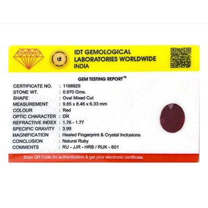 Loose 4.85 Carat Pear Ruby Gemstone for Fine Jewelry - Product Image 4