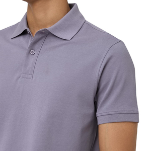 Camisetas Polo de Algodón Orgánico para Hombre, Tejido Ecológico, Ajuste Suave, Manga Corta, Transpirable, Ropa Casual, Camisetas Polo para Hombre en Venta al por Mayor - Product Image 5