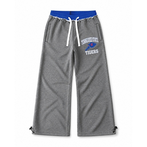 Custom Heavyweight Wide Leg Sweatpants Men <b>Women</b> <b>Baggy</b> <b>Jogger</b> Pants Embroidered Logo Streetwear Private Label OEM Manufacturer - Product Image 1