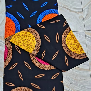 Tissu en coton 100% imprimé wax africain et Ankara du Kenya, motifs culturels vibrants pour l'artisanat textile et la mode - Product Image 1