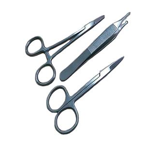 3Pcs Disposable Surgical <b>Suture</b> Practice Tools Needle Holder Set Stainless Steel Manual CE Certified Best Quality Low Price - Product Image 1