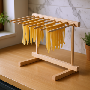 Espositore per Asciugatura Pasta Excelsa in Legno Naturale 37x22x27 Cm - Product Image 3