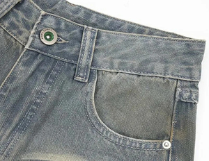 Shorts en jean taille mi-haute pour femme, vente en gros, style décontracté streetwear Y2K, avec ceinture, fabrication sur mesure - Product Image 4