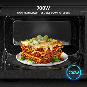 Horno de Microondas Inverter Hisense de 700 W y 20 Litros, Color Negro - Product Image 4