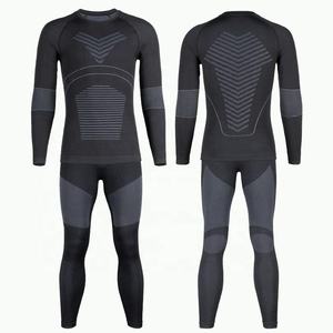 Conjunto Térmico de Primera Calidad para Hombre, para Todas las Temporadas, Tejido de Spandex/Poliéster, Transpirable, de Secado Rápido, Ecológico, Tallas Grandes - Product Image 2