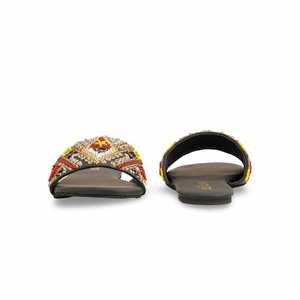 รองเท้าแตะกีฬาแฟนซี EC0216สีดำรองเท้าแตะสะดวกสบายและมีสไตล์ - Product Image 2