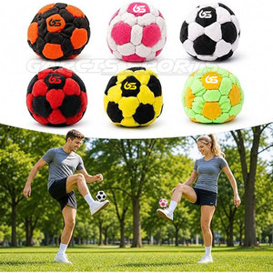 Ballon Hacky Sack de style unique, fabriqué sur mesure, couleur unie, en stock - Product Image 6
