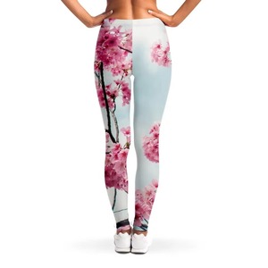 Leggings de punto de cintura alta para mujer, personalizados, suaves y cómodos, con estampado puff, transpirables, antibacterianos, sin costuras, para uso casual, ¡Oferta! - Product Image 2