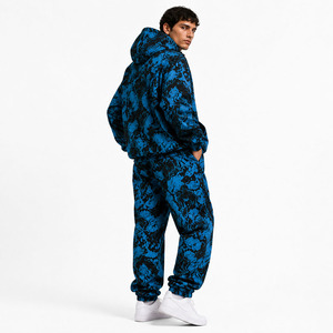Y2K Custom Printed Men Hooded Windbreaker Tracksuit Set Full Zip Streetwear Jogger Suit OEM Private Label Nylon Jackets Hoodies - Product Image 6